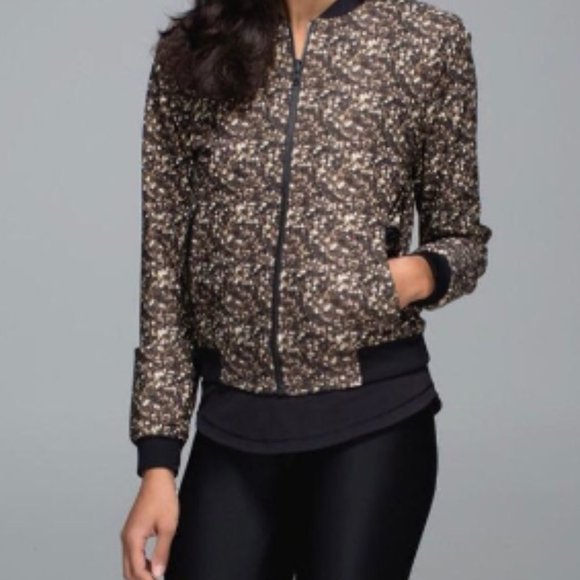 lululemon athletica Jackets & Blazers - Lululemon Shimmy Shimmer Reversible Jacket 6